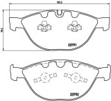 BREMBO P 06 047 PRIME LINE set placute frana,frana disc