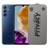 Folie de Protectie pentru Samsung Galaxy M15, TEO, Sticla Securizata ESD Antistatica, Super-X Privacy OG, Margini Negre, 0.30 mm, Transparent Inchis