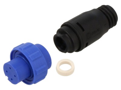 Conector circular tată 4 pini IP68 foto