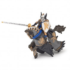 Cavalerul dragon si calul sau (negru) - Set figurine Papo foto