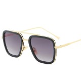 Cumpara ieftin Ochelari de soare unisex, SG165, Gri/Auriu