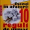 Esecul in afaceri: 10 reguli de urmat &ndash; Donald R. Keough