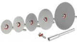 Set 5 discuri freze debitat lemn sau plastic cu adaptor prindere biax, MyStyle&reg;
