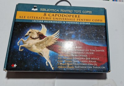Biblioteca pentru toti copiii - 8 volume , in cutie foto