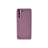Husa protectie flippy compatibila cu samsung s21 5g liquid silicone case mov