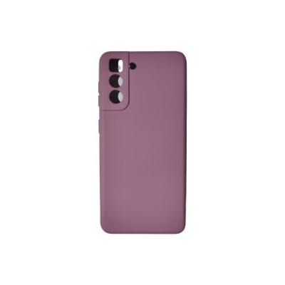 Husa protectie flippy compatibila cu samsung s21 5g liquid silicone case mov foto