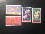 Serie Indonezia 1962 - Flora - Orhidee 4 valori