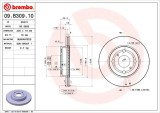 BREMBO 09.B309.10 PRIME LINE Disc frana