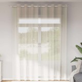 Gossi perdele voile cu oelii 2 buc crem 140x260 cm