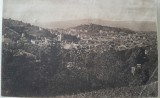 Carte postala, Brasov, panorama, perioada interbelica