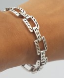 Superba bratara vintage din argint manopera deosebita, Unisex