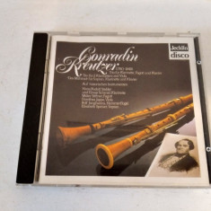CD Conradin Kreutzer - muzica clasica clarinet, fagot, viola si pian