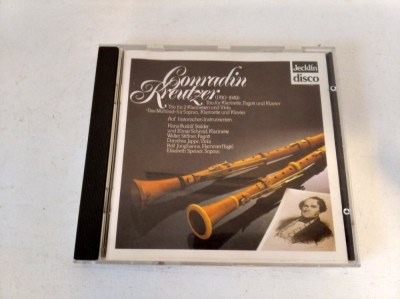 CD Conradin Kreutzer - muzica clasica clarinet, fagot, viola si pian foto