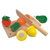 Woodyland Jucarie Lemn Legume Fructe de Taiat, 3 ani+
