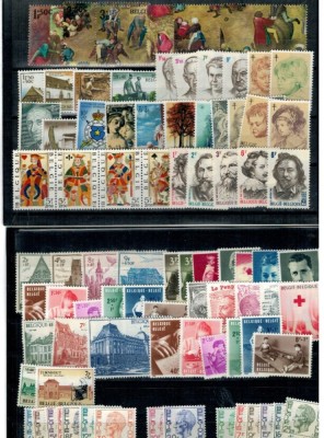 Belgia - Lot timbre neuzate foto