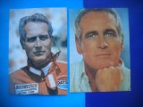 HOPCT LOT NR 1335 PAUL NEWMAN -ACTORI / ARTISTI-2 CARTI POSTALE-NECIRCULATE