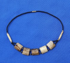 LANT VINTAGE MODEL TRIBAL, LUCRAT MANUAL DIN OS SI MARGELE MICI ONIX foto