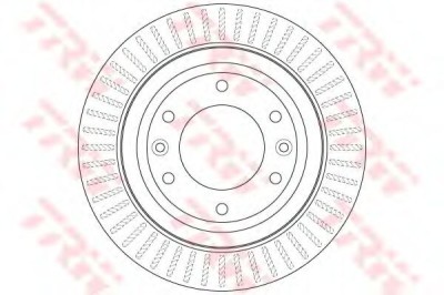 Disc frana HYUNDAI H-1 Starex (H300) caroserie (TQ) (2008 - 2016) TRW DF6350 foto