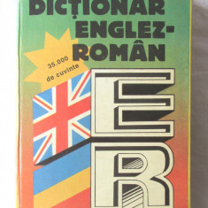 "DICTIONAR ENGLEZ - ROMAN 35.000 cuvinte", Andrei Bantas, 1994