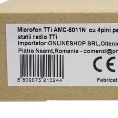 Microfon TTi AMC-5011N cu 4 pini pentru statii radio TTi