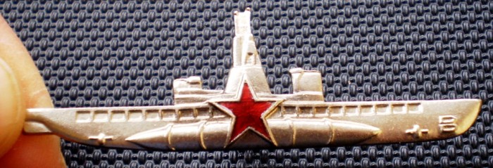 M.157 INSIGNA RUSIA URSS MARINA MILITARA COMANDANT SUBMARIN