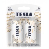 Set 2 baterii alcaline D LR20 TESLA SILVER 1.5V