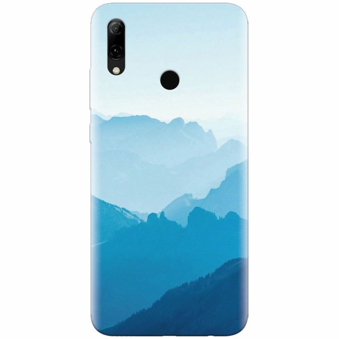 Husa silicon pentru Huawei P Smart 2019, Blue Mountain Crests