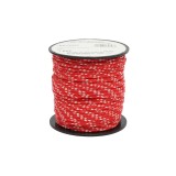 Sfoara &icirc;mpletita 2 mm x 50 m rosu/alb Breckner Germany