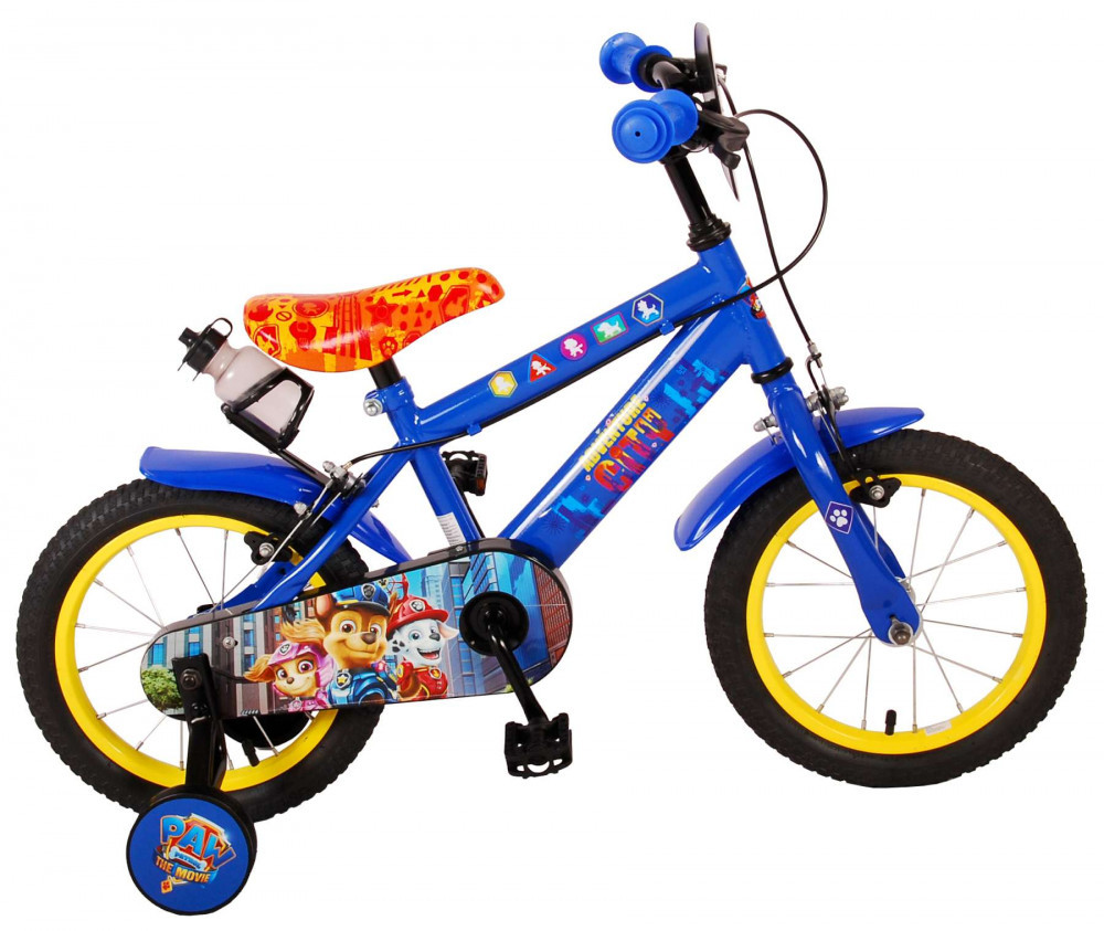 Bicicleta pentru copii Paw Patrol, 14 inch, culoare albastru, frana de mana  fataPB Cod:21459-CH-IT | Okazii.ro