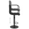 Scaun de bar, negru, material textil - 7