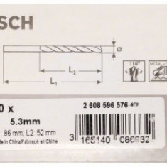 Burghie pentru metal HSS-R DIN 338 5,3x52x86mm set 10 buc. - 3165140086332