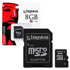 Card memorie Kingston 8GB MicroSD HC Card Class 4 foto