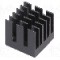 Radiator extrudat, aluminiu, 15mm x 15mm, negru, Advanced Thermal Solutions - ATS-55150K-C1-R0