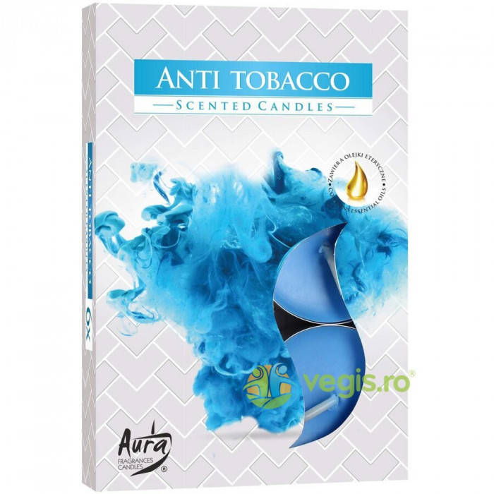 Set Lumanari Tip Pastila Aroma Anti-Tabac 6 buc.