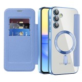 Husa Samsung Galaxy A15 4G Asteroid GSM SmartMag Book Case, bleu