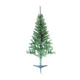 Brad artificial de Craciun, 120 cm, 120 crengute, PVC, suport plastic/metal inclus, Verde, General