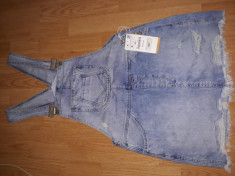 Salopeta Denim Zara foto