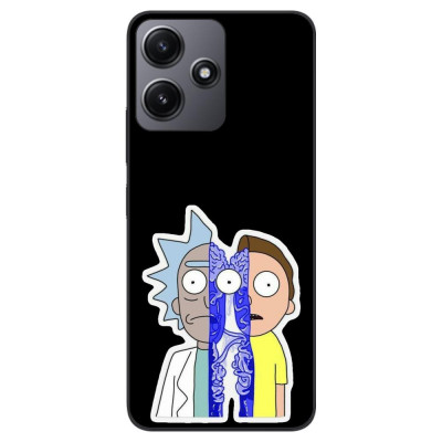 Husa compatibila cu Xiaomi Redmi 12 5G Silicon Gel Tpu Model Rick And Morty Connected foto