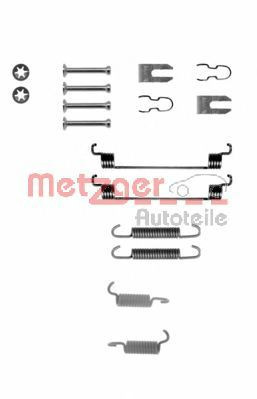 Set accesorii, sabot de frana FORD KA (RU8) (2008 - 2016) METZGER 105-0783