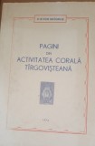 Pagini din activitatea corala targovisteana - Victor Brindus
