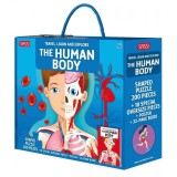 Cunoaste si exploreaza - Puzzle Minunatul corp uman (200 piese)
