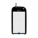 Capacul frontal al Nokia 701 Ecran tactil Dark Steel