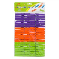 Set 36 carlige de rufe, 8.5 cm, in diverse culori
