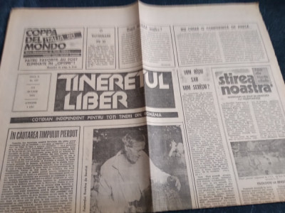 ZIARUL TINERETUL LIBER NR 157 28 IUNIE 1990 COPPA DEL MONDO foto