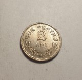 2 lei 1924 UNC Piesa de Colectie