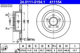 ATE 24.0111-0154.1 Disc frana