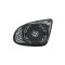 Geam oglinda Audi A2 (8Z) 01.2000-12.2005 partea stanga Best Auto Vest Crom Asferica Cu incalzire