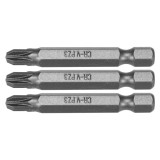 Cumpara ieftin Set 3 biti 1/4 PZ 3x50mm Sthor 65477