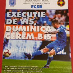 Program meci fotbal UNIVERSITATEA Craiova - FCSB (05.05.2019)