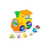 Cumpara ieftin Locomotiva educativa+forme, 22x14x18 cm, Cavallino, Polesie